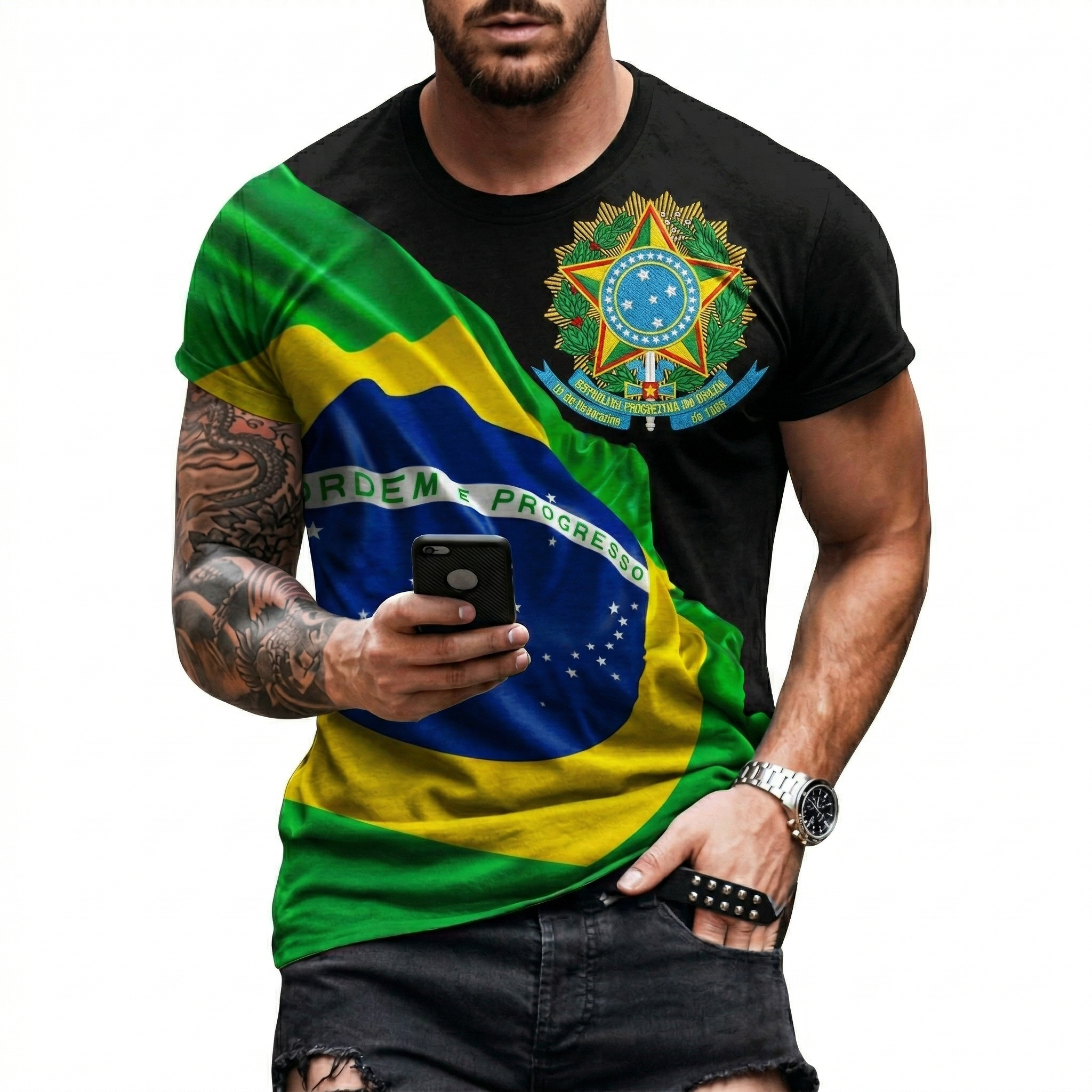 Camiseta Bonix Brasil Style