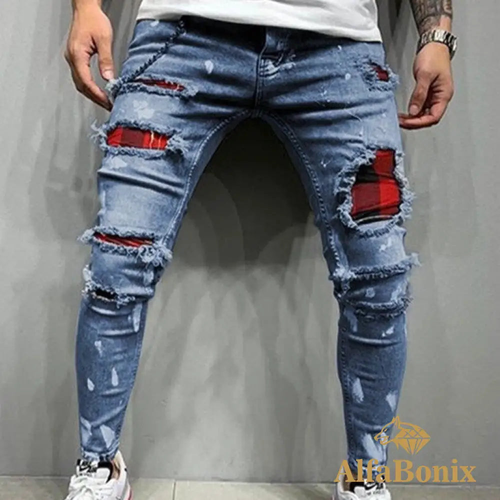 Calça Jeans Skinny Brian Azul / 38