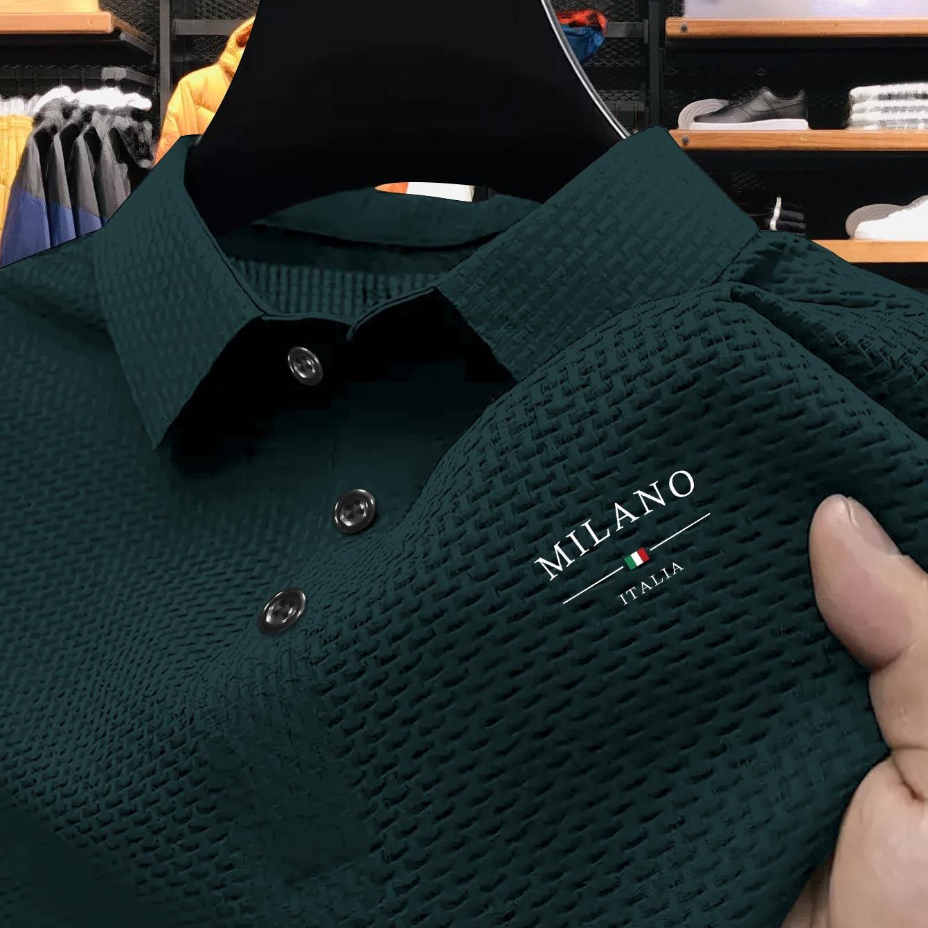 Camisa Masculina Milano Italy AlfaBonix