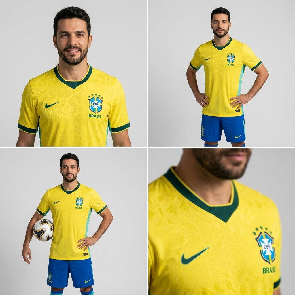 Homem usando camisa Copa 2026