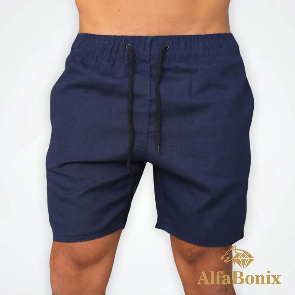 Bermuda de Linho Masculina Canoa Quebrada