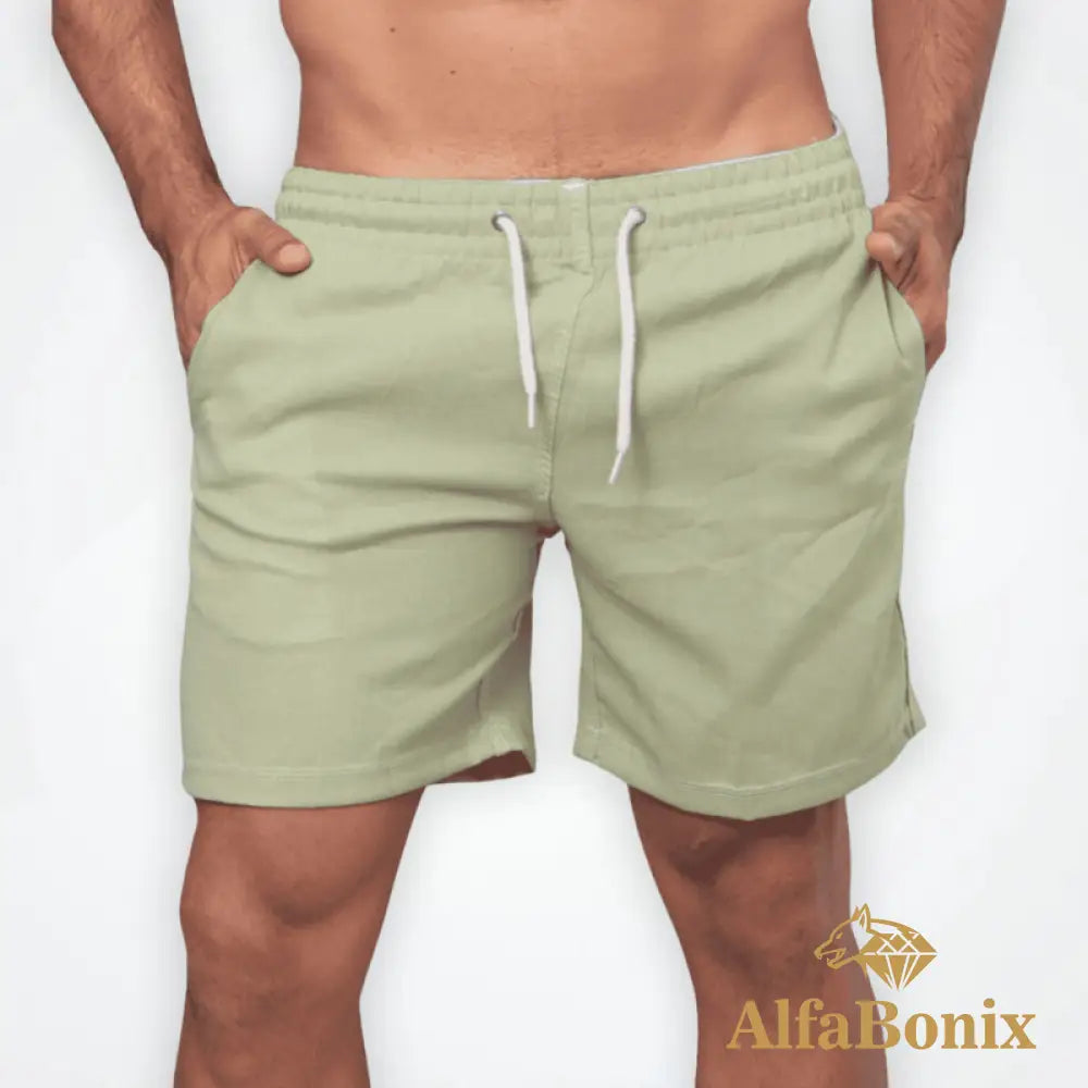 Bermuda de Linho Masculina Itacaré