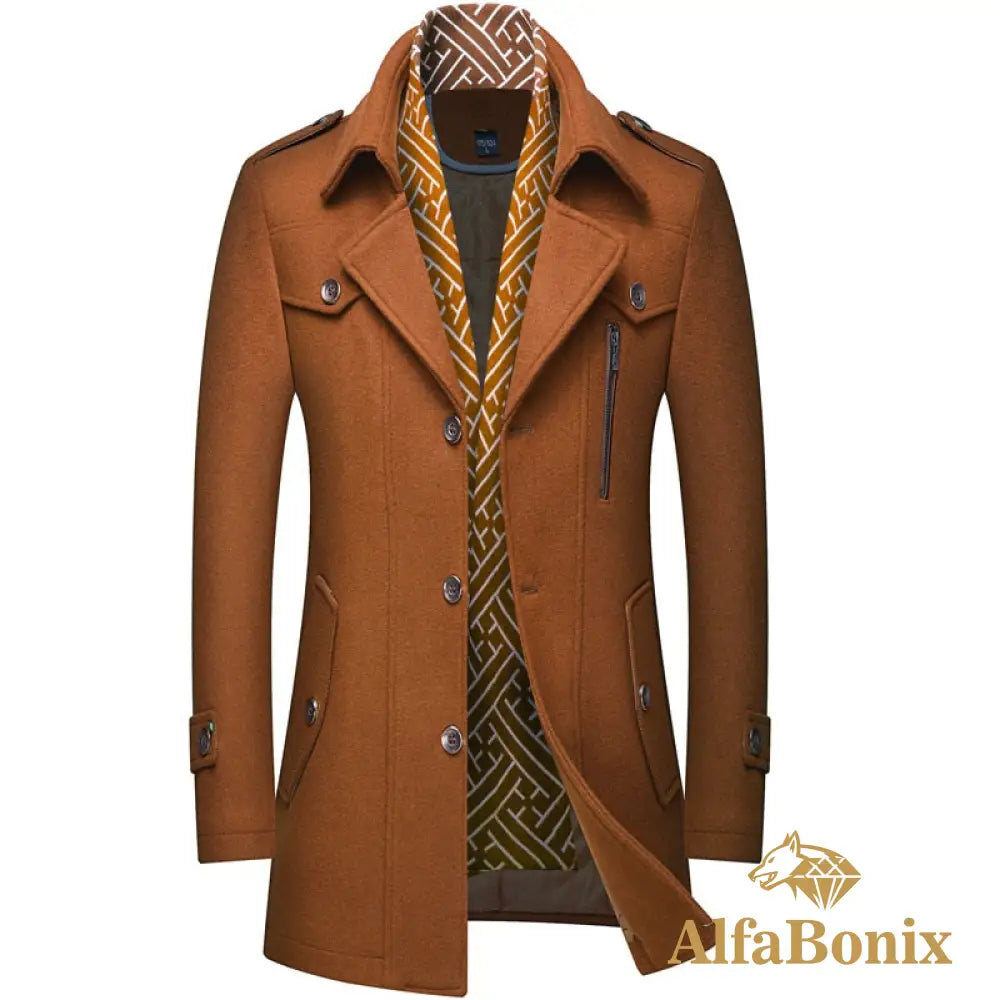 Blazer Sobretudo Alfa Milano Amarelo / Pp