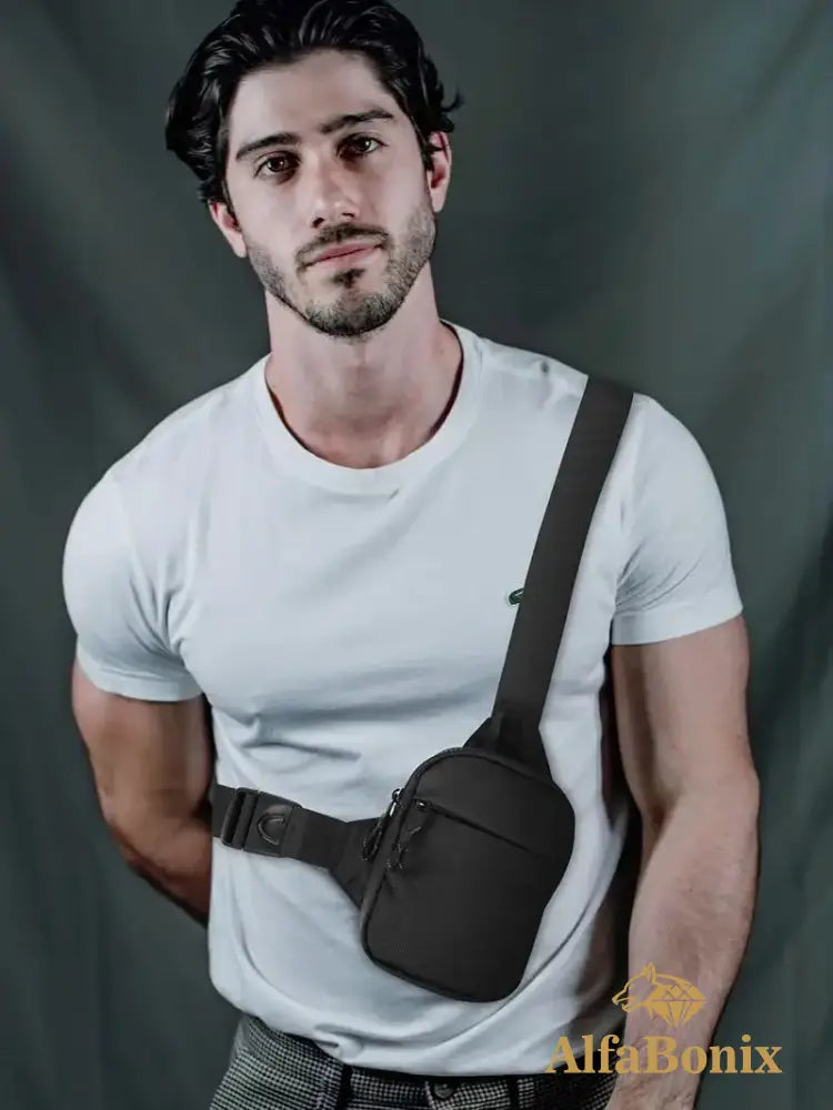 Bolsa Casual Masculina De Ombro E Peito - Shoulder Bag