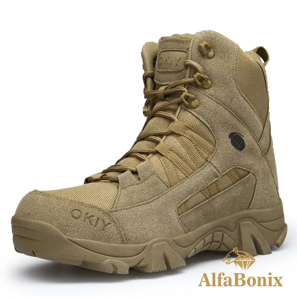 Bota Alfa Combat Amarelo / 37