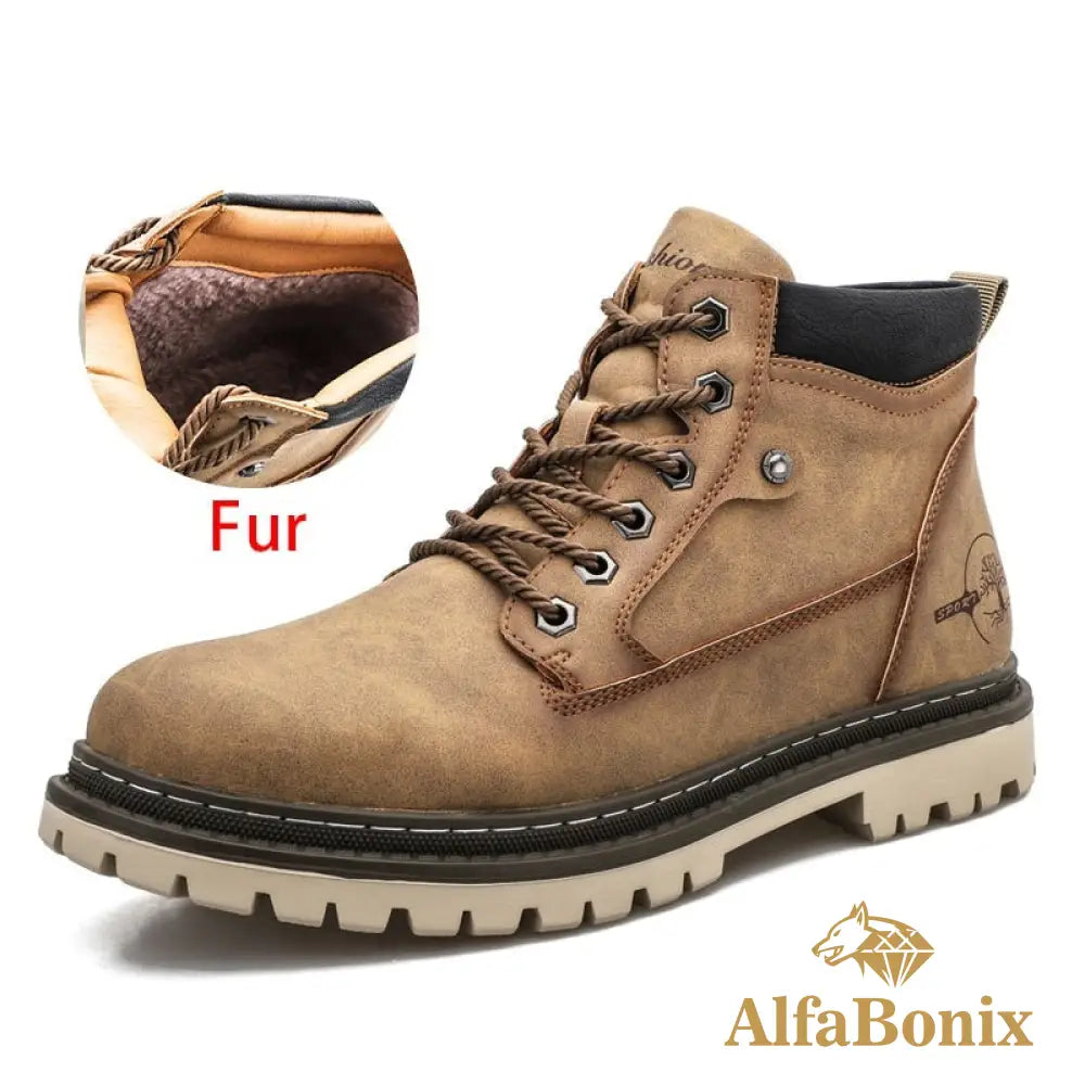 Bota Bonix Leisure Bége Com Forro / 36