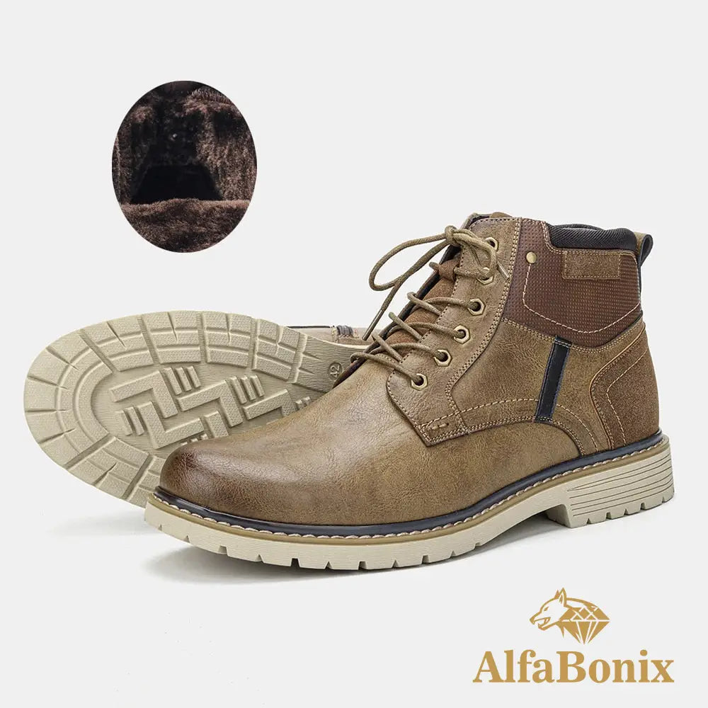 Bota Bonix Wolften Bége Com Forro / 38