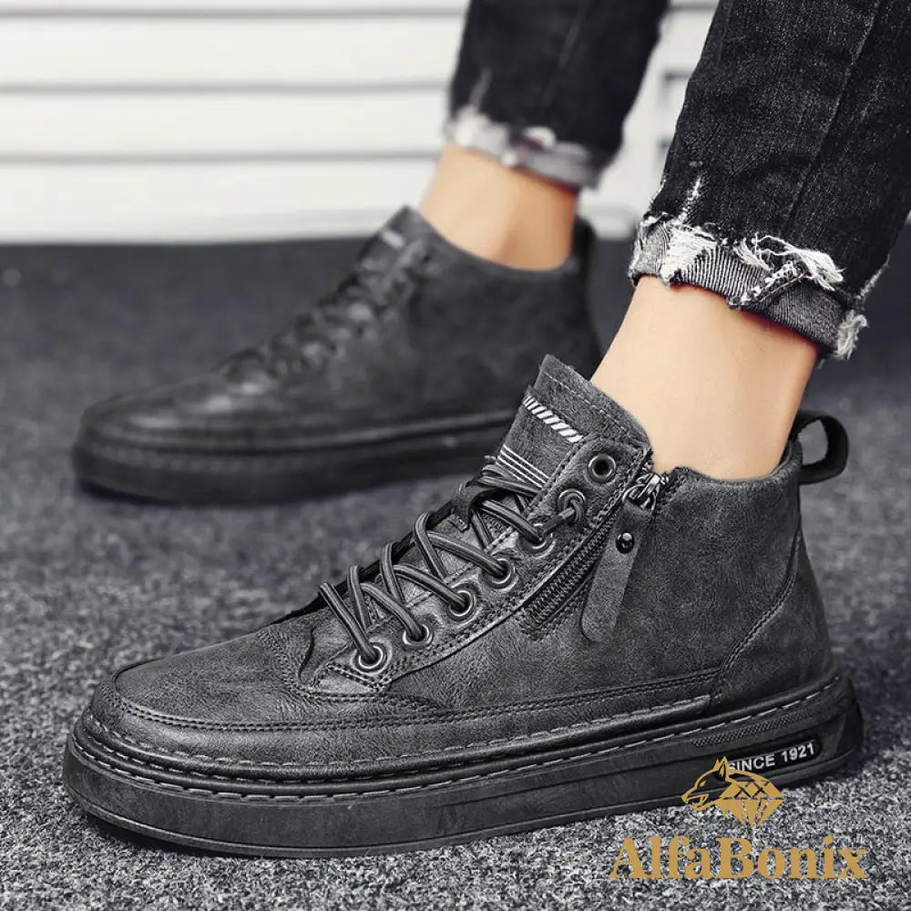 Bota Bonix Zapatilles Cinza / 37