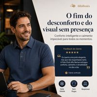 Camisa Polo Club Alfa Nartue em Seda Gelada