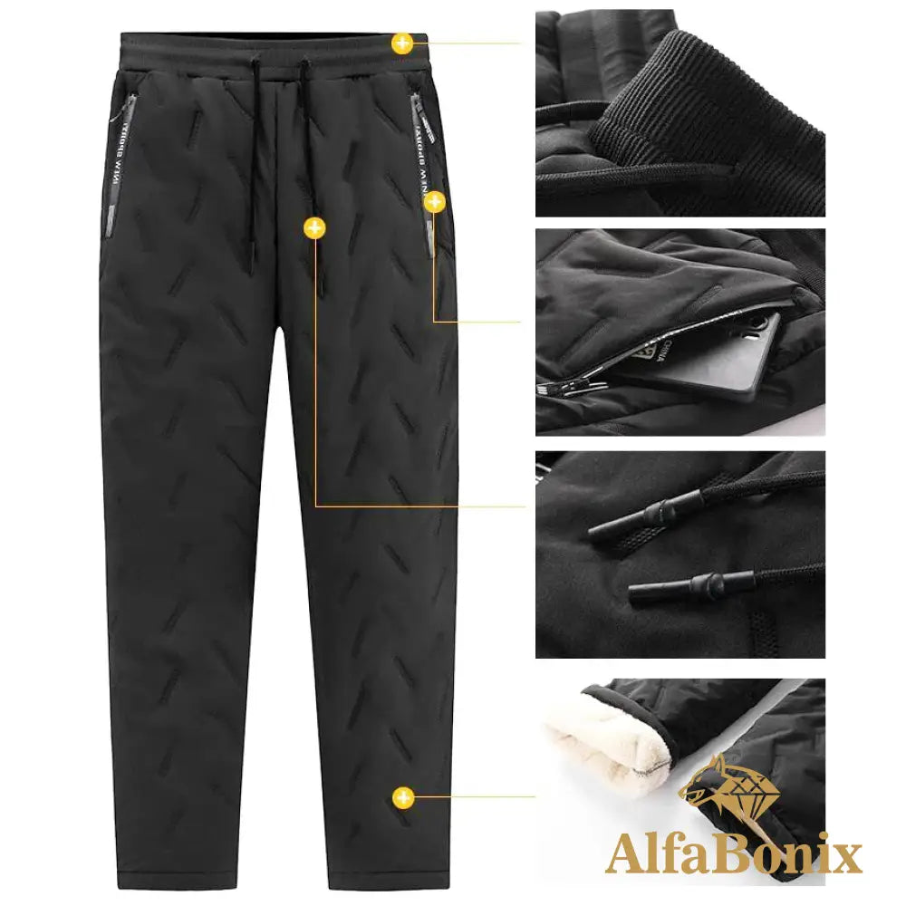 Calça Alfa De Lã Lined