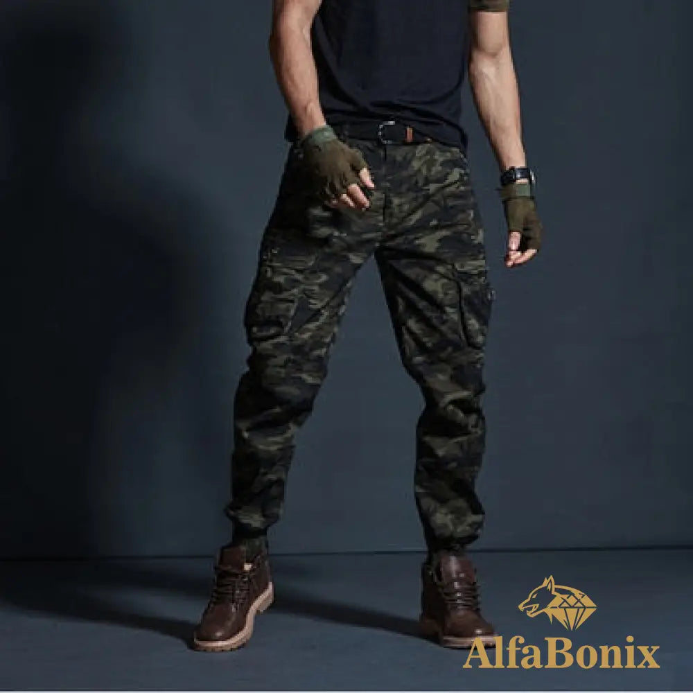 Calça Camuflada P / Verde