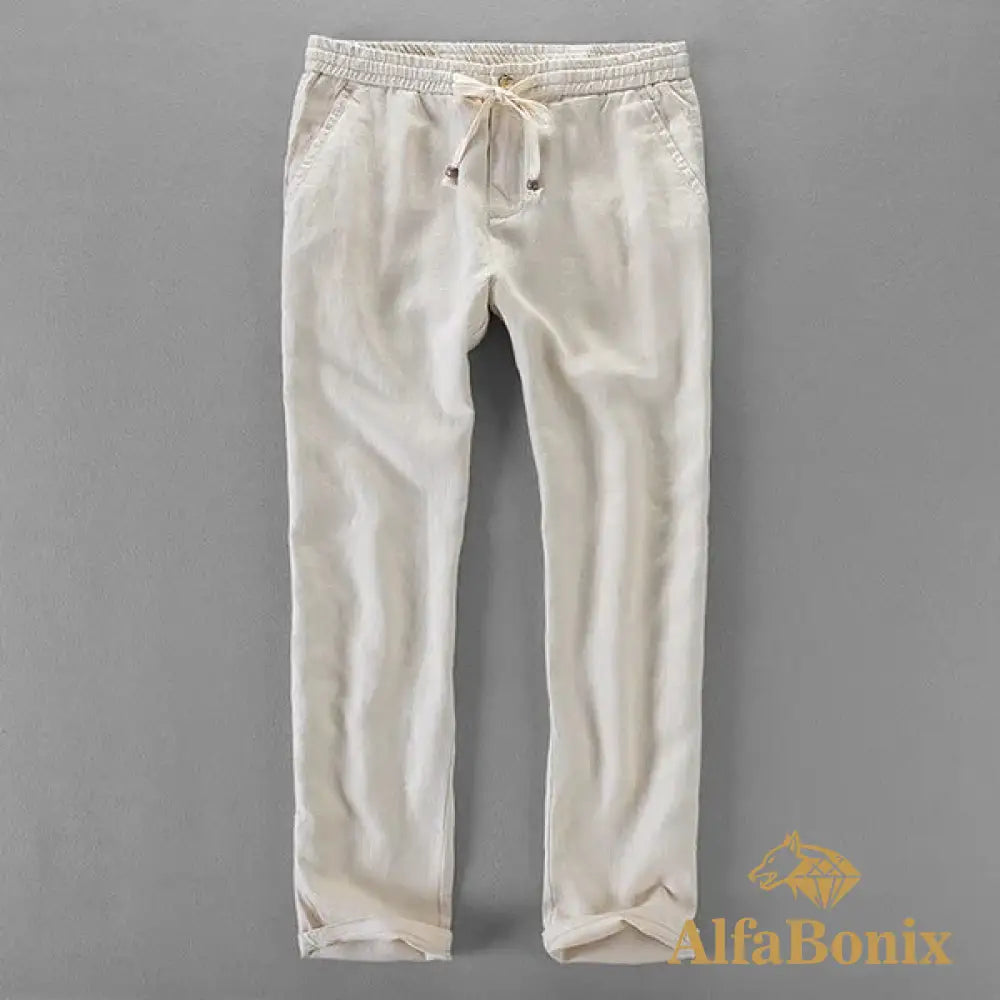 Calça de Linho Masculino Bali Calça de Linho Masculino Bali - Cáqui / 34