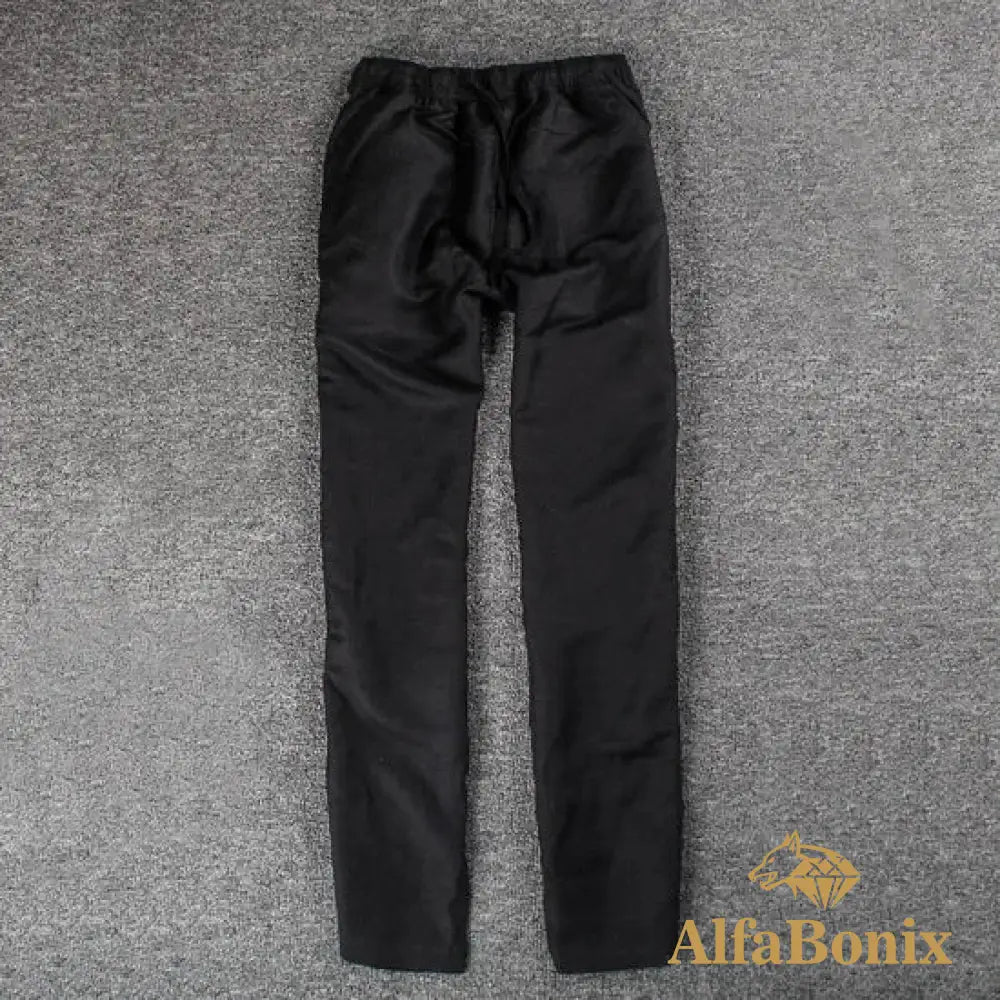 Calça de Linho Masculino Myconos Calça de Linho Masculino Myconos - Preta / 34