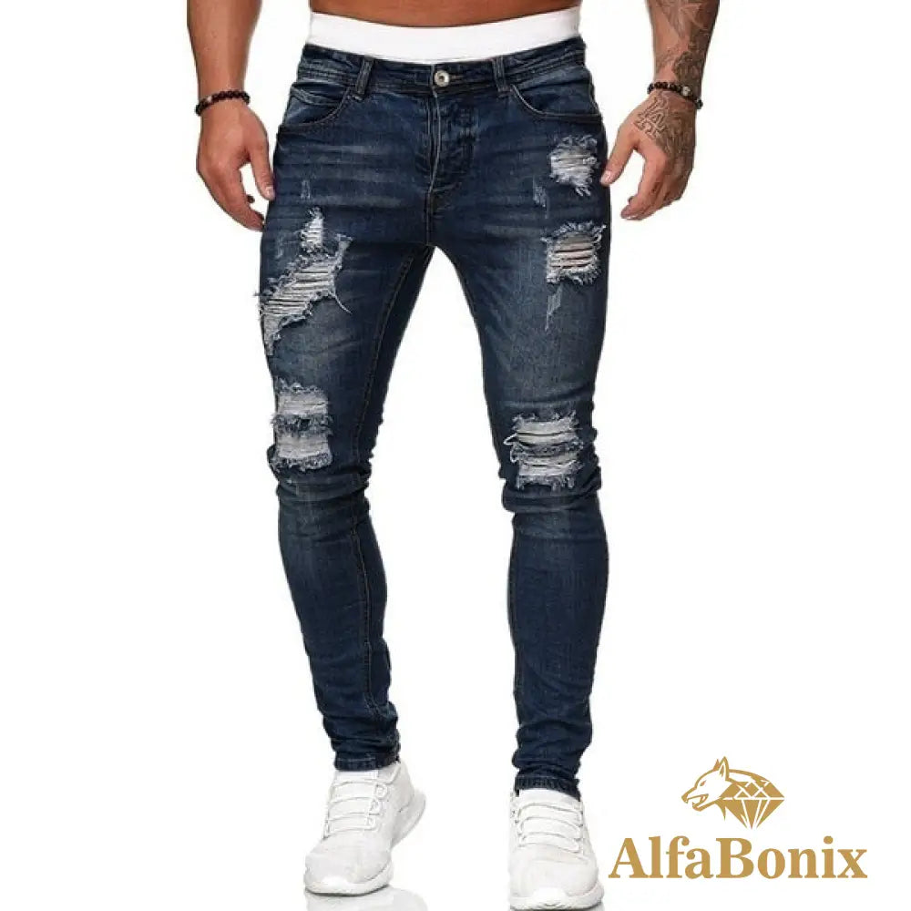 Calça Jeans Modern P / Azul Marinho