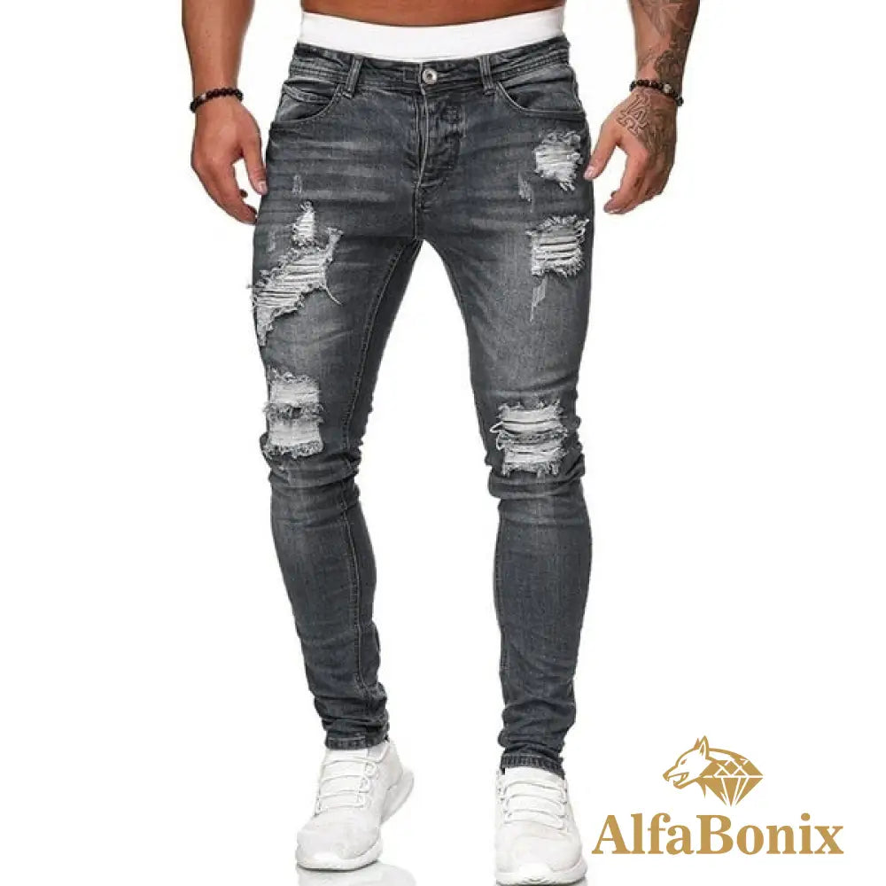 Calça Jeans Modern P / Cinza
