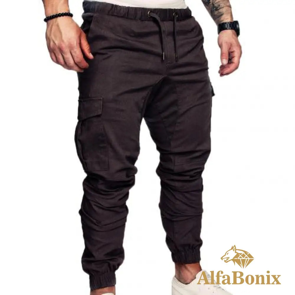 Calça Jogger Casual Pp / Cinza Escuro