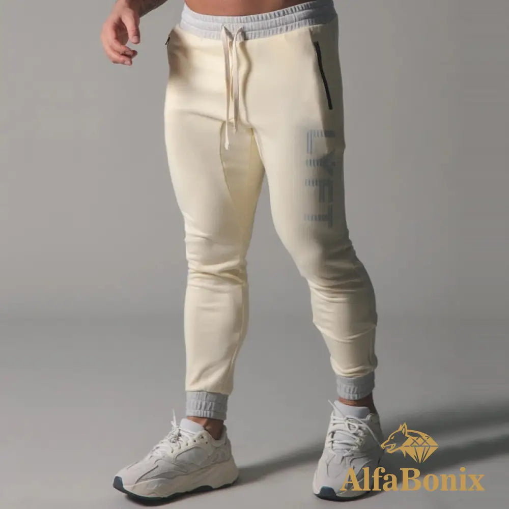 Calça Jogger Fitness Sports Pp / Bege Kc2