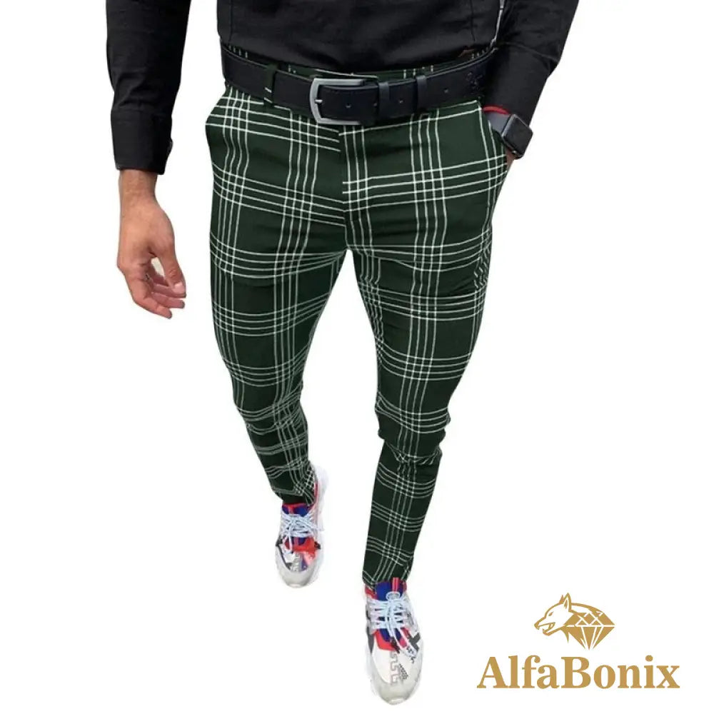 Calça Social Alfa Event Verde / P