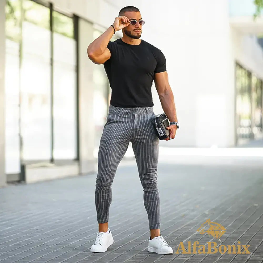 Calça Social Alfa Stylish Skinny