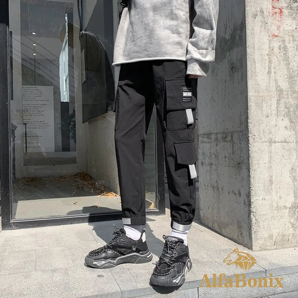 Calça Streetwear Joggers – Alfabonix - Moda Masculina