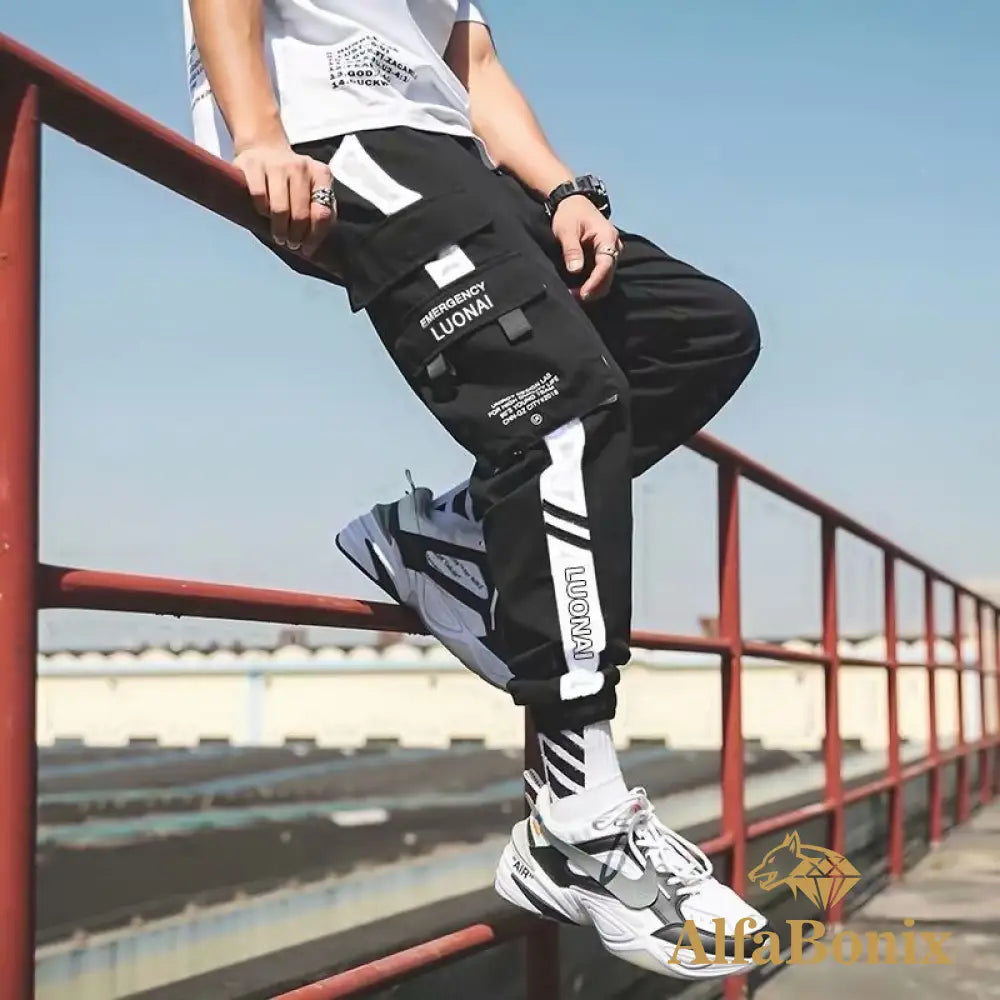Calça Streetwear Joggers P / Branco K62