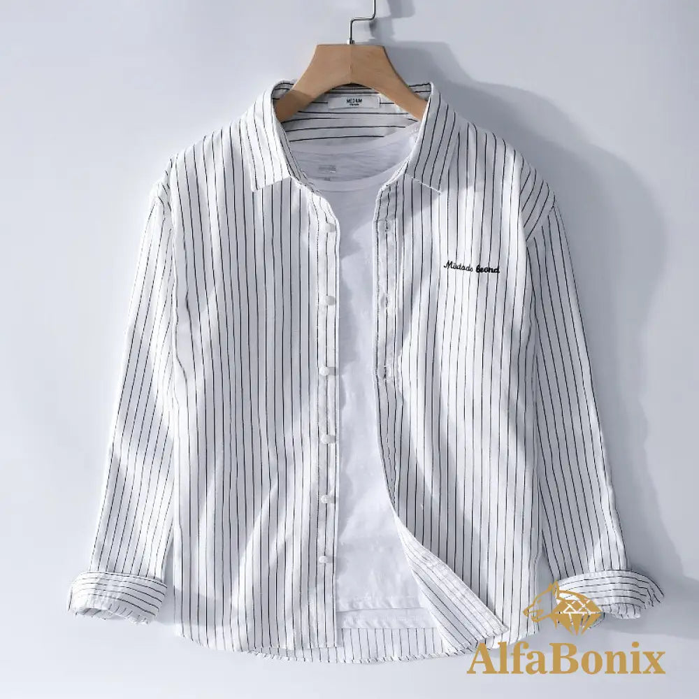 Camisa Alfa Andrades Branco / Pp Camisetas E Tops