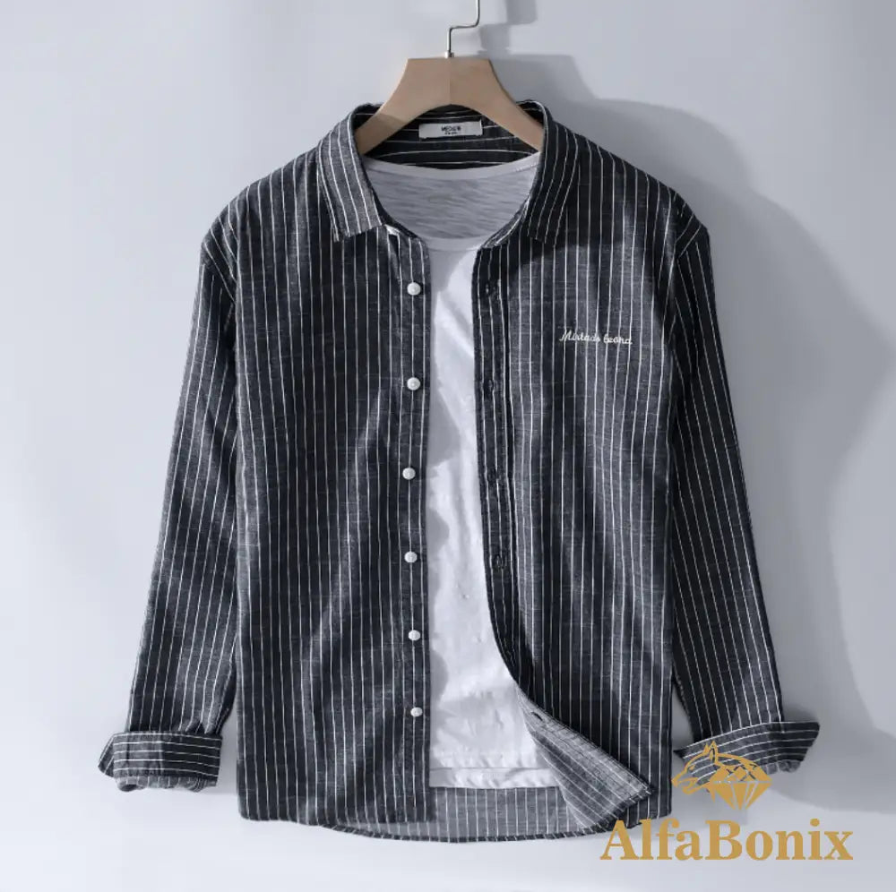 Camisa Alfa Andrades Preto / Pp Camisetas E Tops