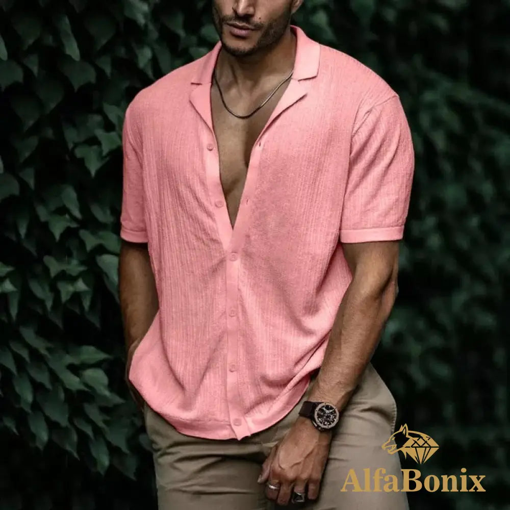 Camisa Alfa Filipo Rosa / P