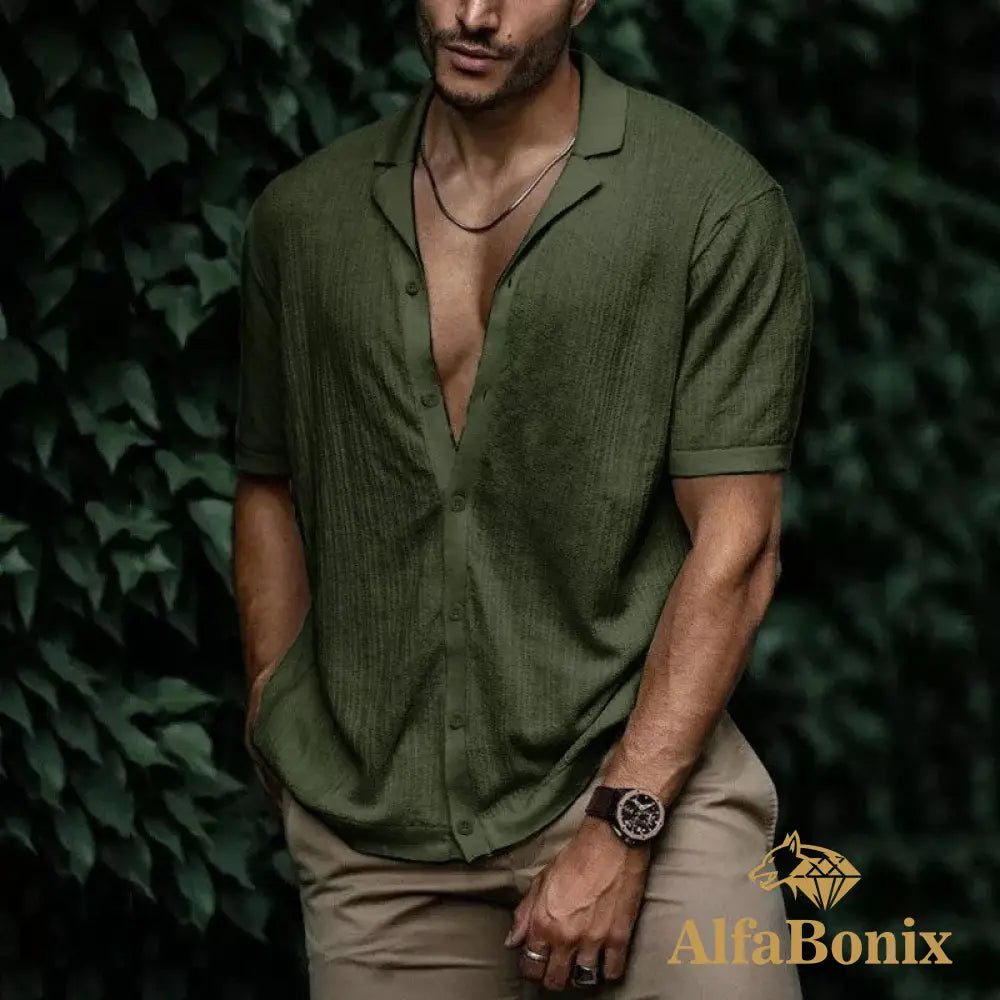 Camisa Alfa Filipo Verde / P