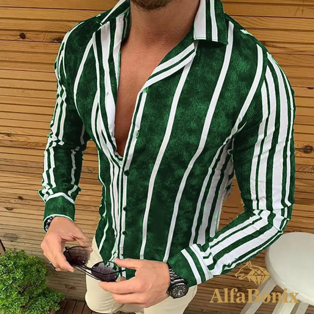 Camisa Social Lionel Verde / P 348