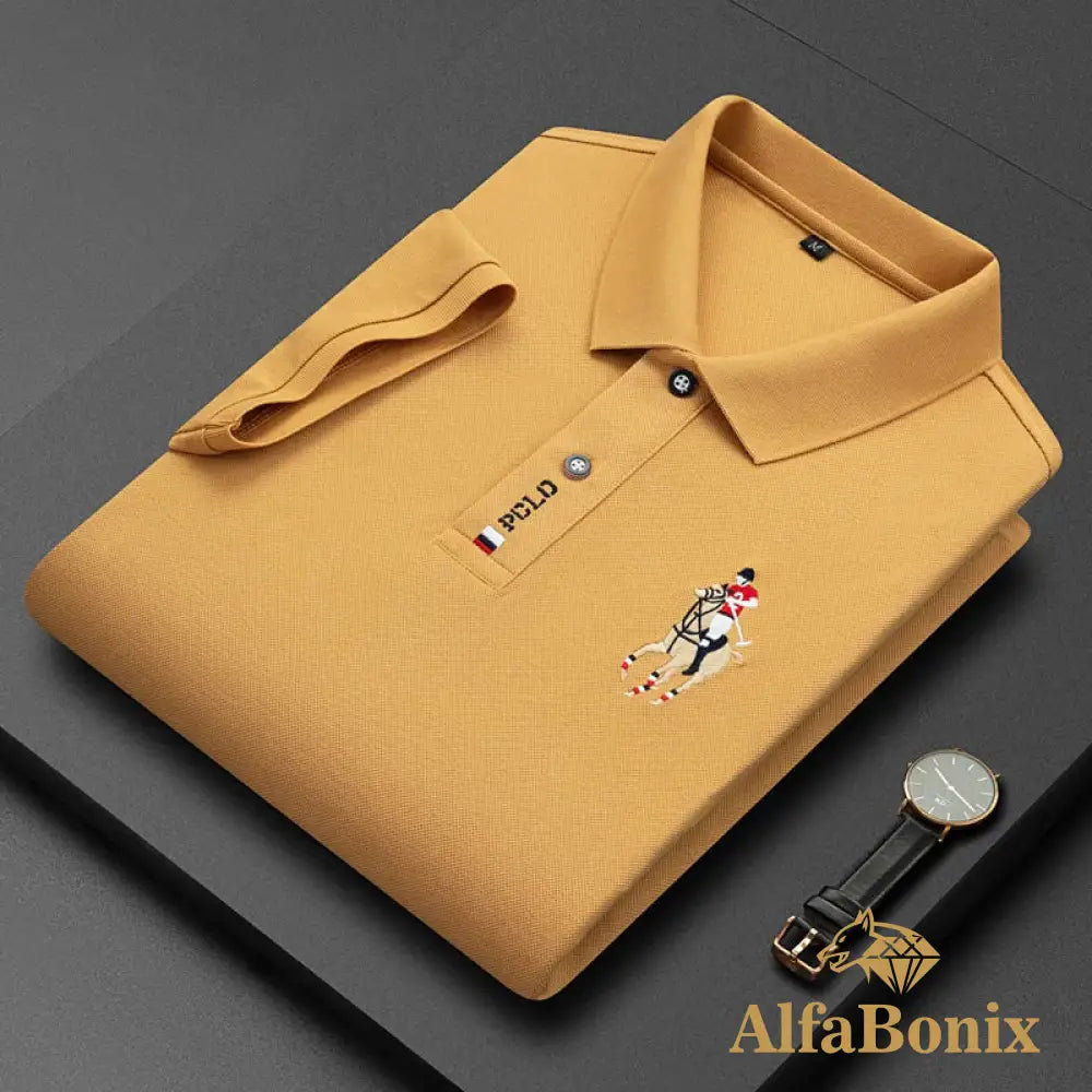 High Quality Trend Embroidery Polo Shirt 2023 Summer Luxury Streetwear Fashion Casual T-Shirt