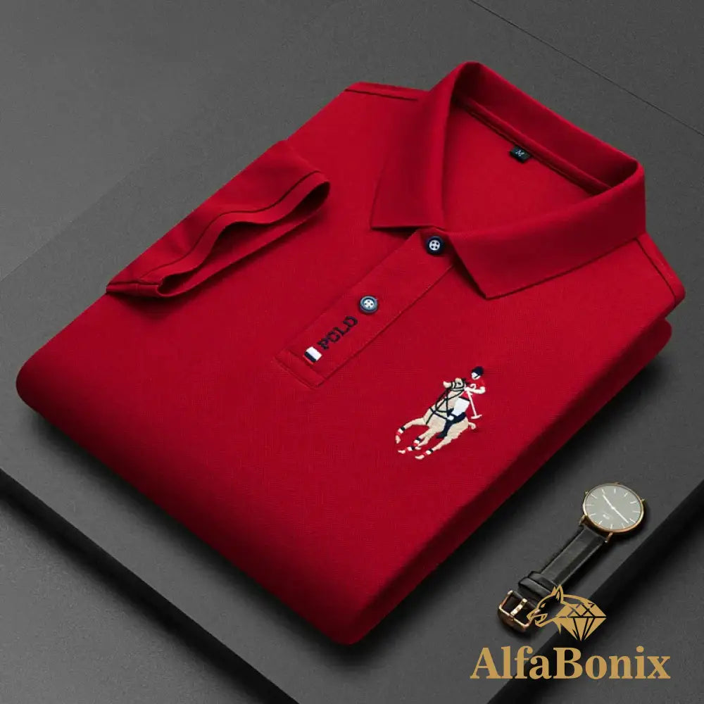 High Quality Trend Embroidery Polo Shirt 2023 Summer Luxury Streetwear Fashion Casual T-Shirt