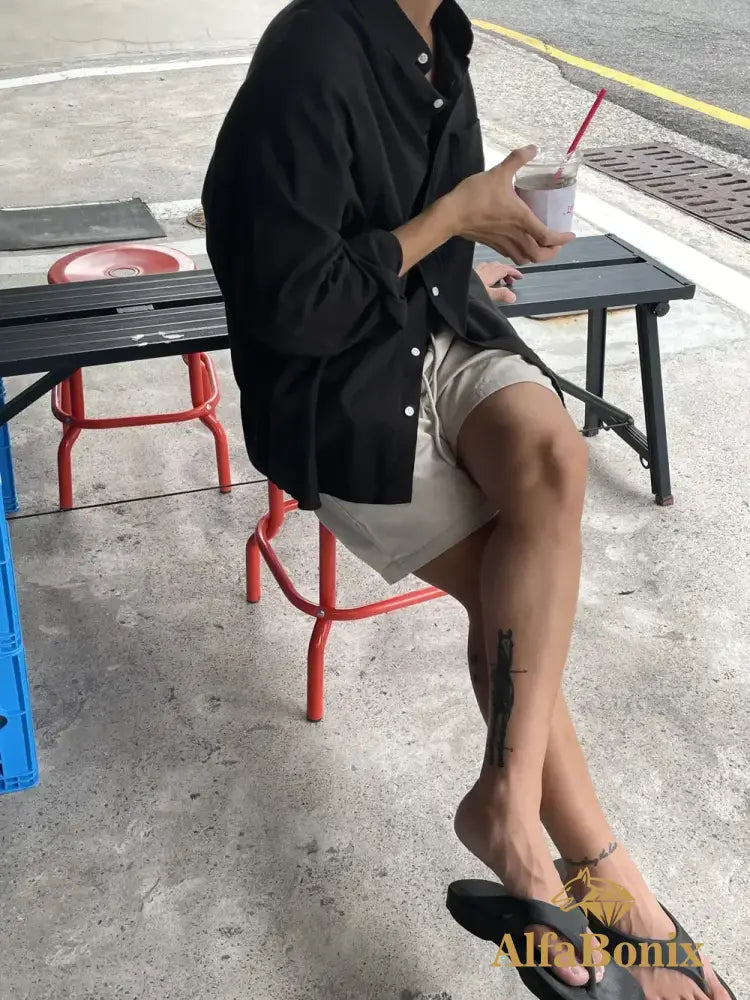 2024 Unisex Oversized Linen Shirt Coat Men’s Long Sleeve Casual Loose Fit Fashion Japanese Korean Style Sun Protection