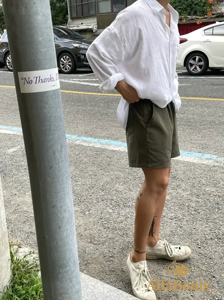 2024 Unisex Oversized Linen Shirt Coat Men’s Long Sleeve Casual Loose Fit Fashion Japanese Korean Style Sun Protection