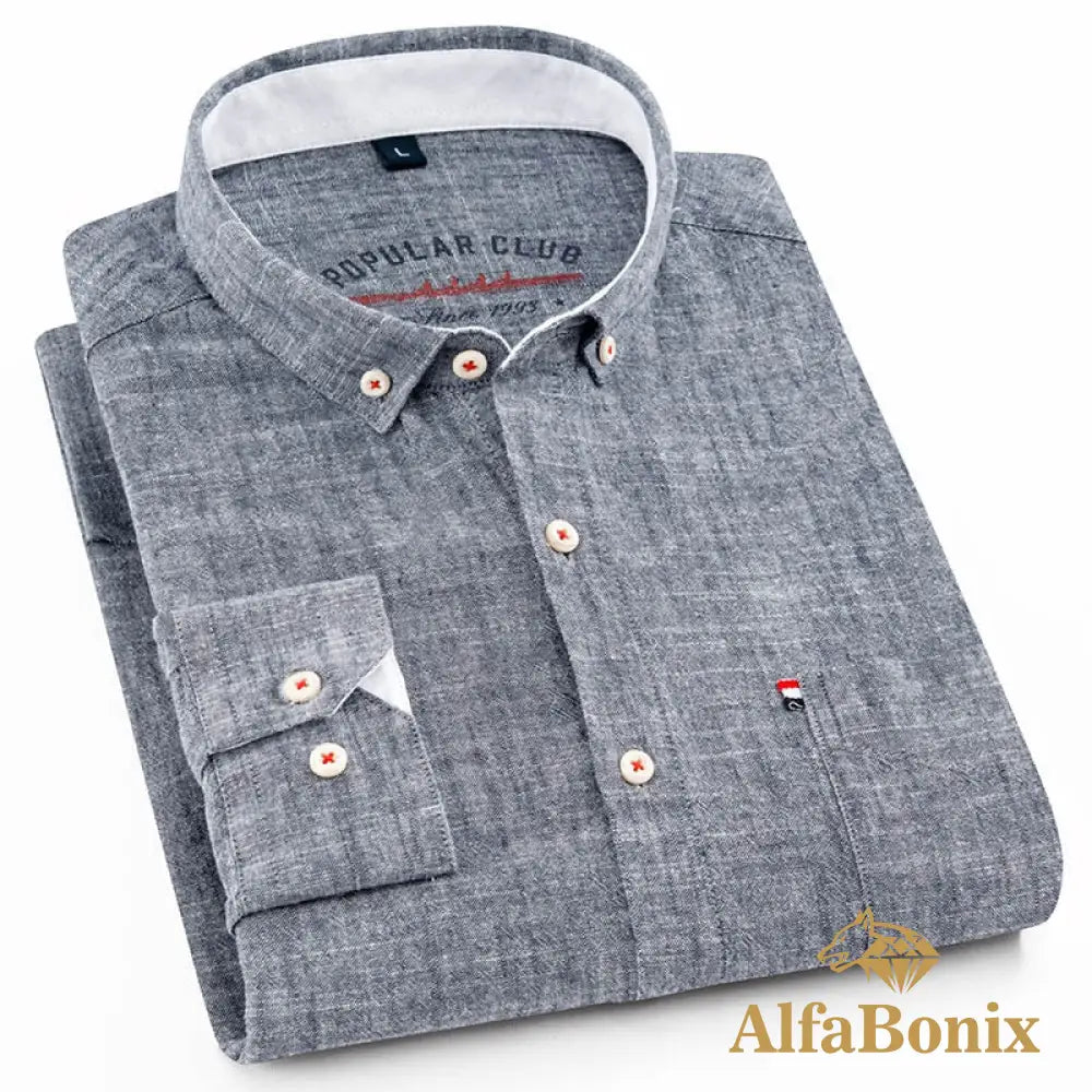 Camisa Social Rade Cinza / P 348