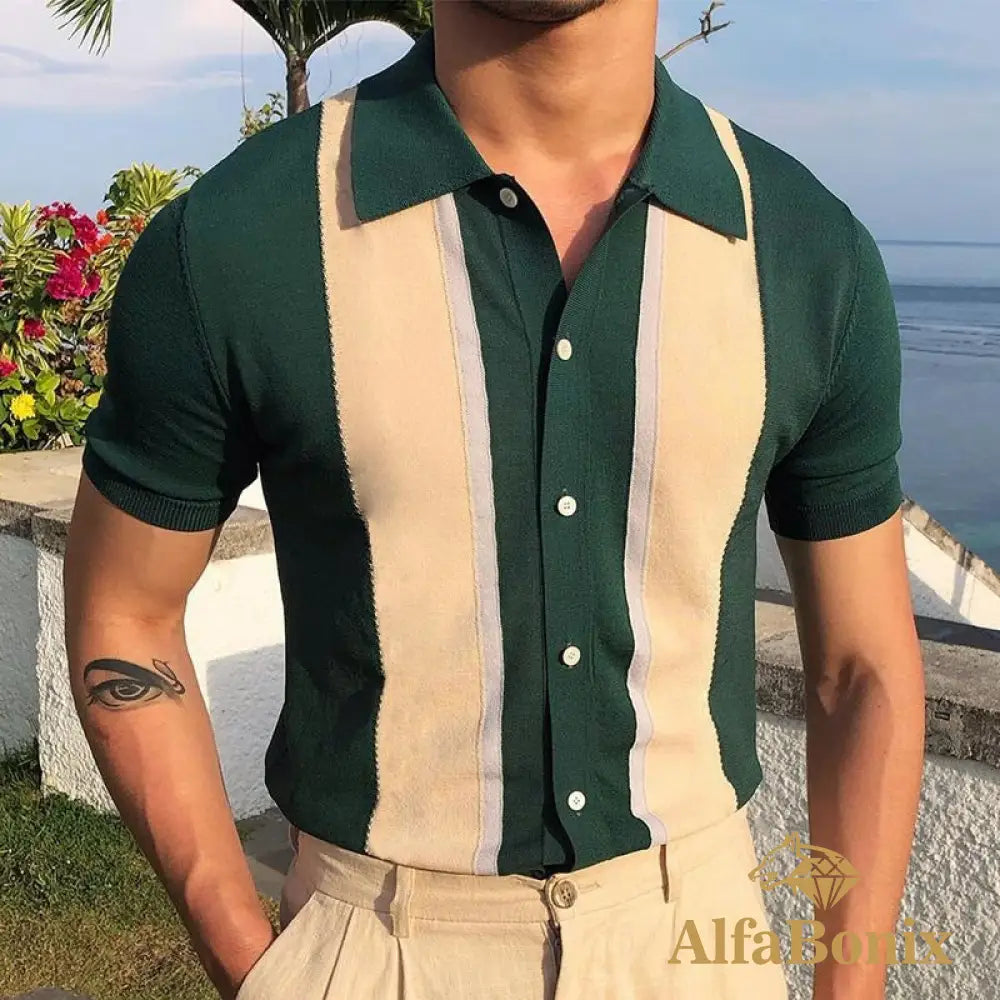 Camisa Alfabonix Orlando Verde / Pp Camisa Masculina