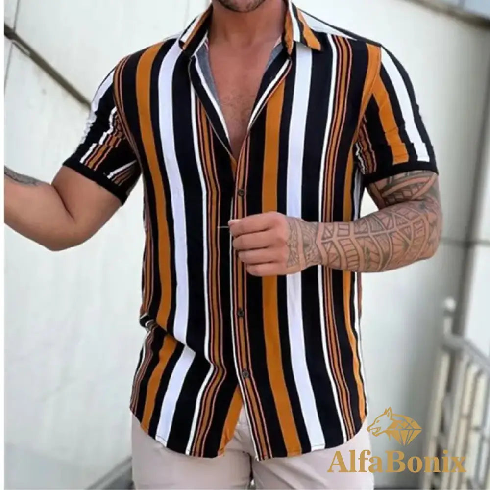 Camisa Alfabonix Turn-Down