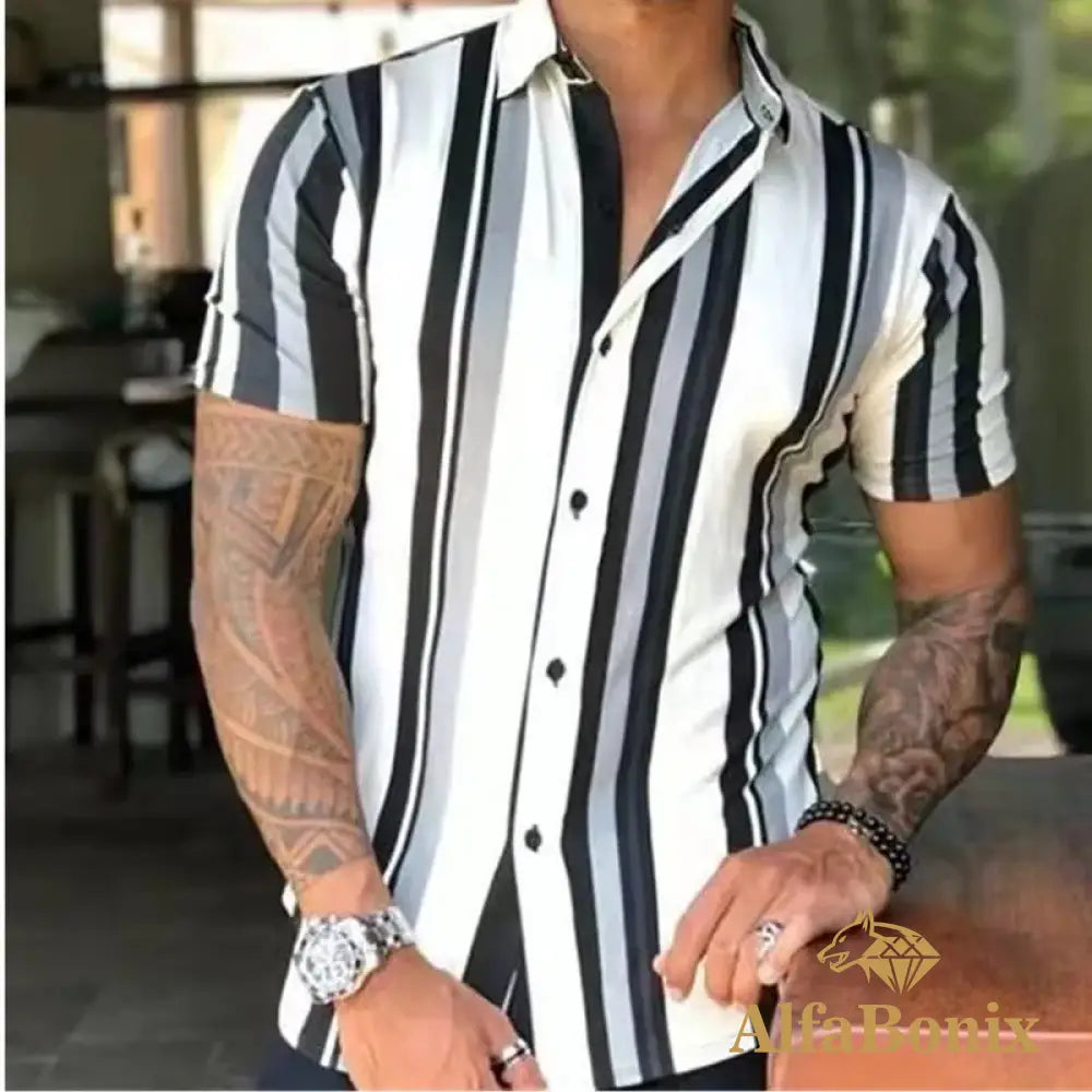 Camisa Alfabonix Turn-Down