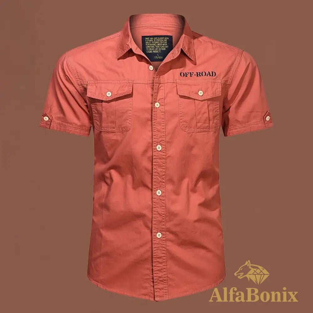 Camisa Aotorr Off-Road Alaranjado / P