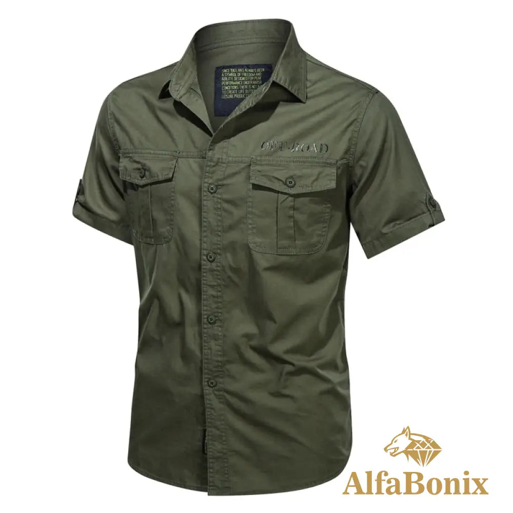 Camisa Aotorr Off-Road Verde / P