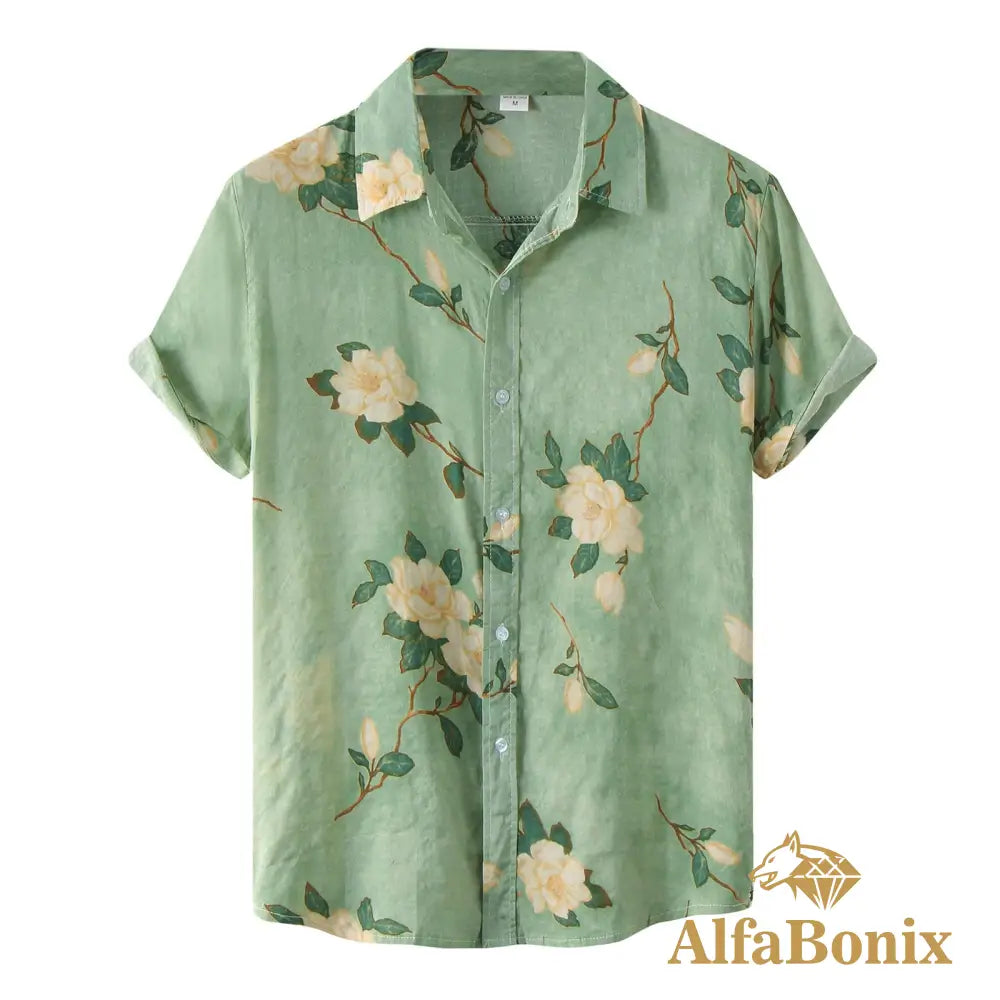 Camisa Bonix Flowers Verde / M