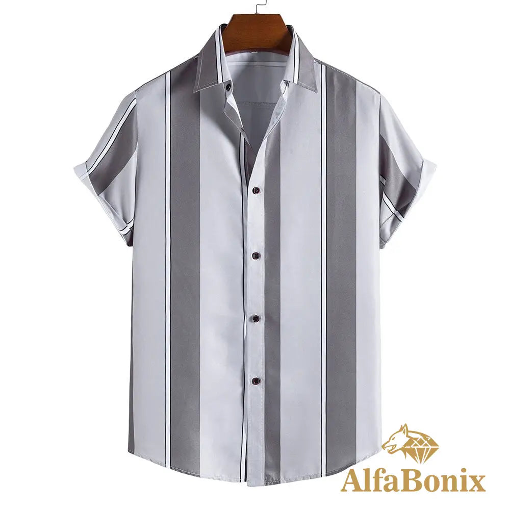 Camisa Bonix Leblone Cinza Claro / Pp
