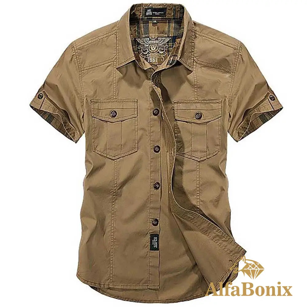 Camisa Casual Militar Baggy