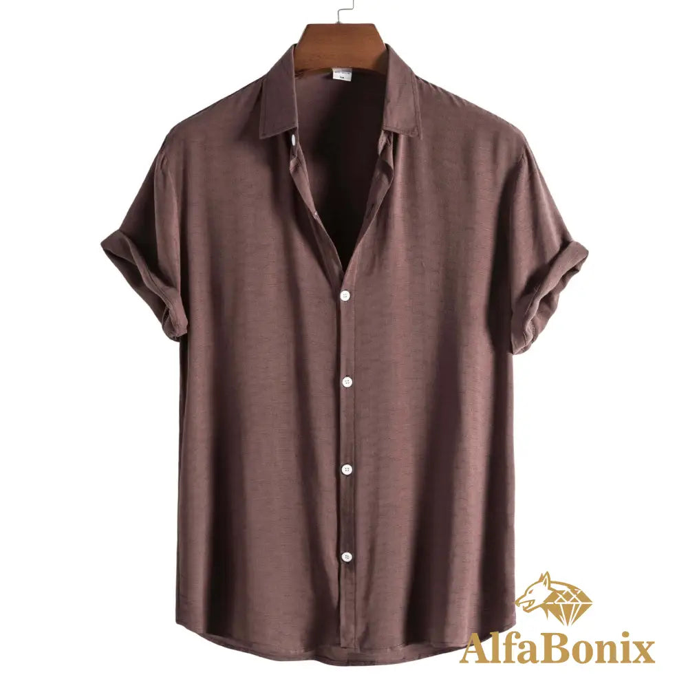 Camisa Dawson Alfabonix Marrom / P