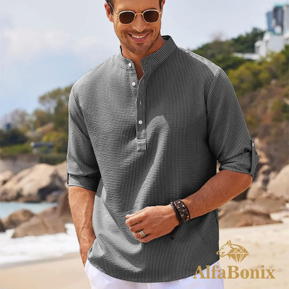 Camisa de Linho Beach Wear Camisa de Linho Beach Wear