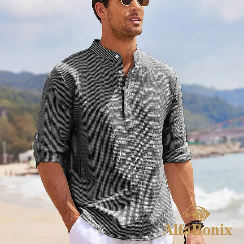 Camisa de Linho Beach Wear Camisa de Linho Beach Wear