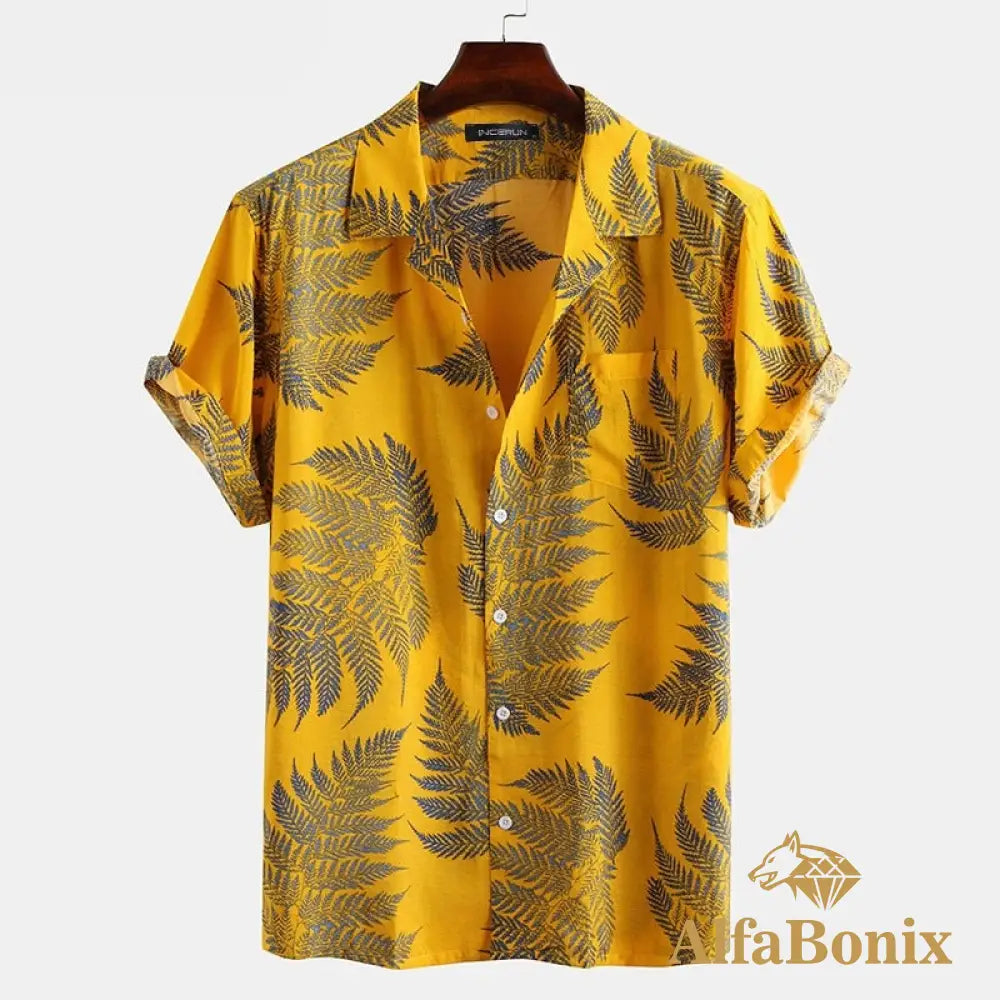 Camisa Estampa Tropical