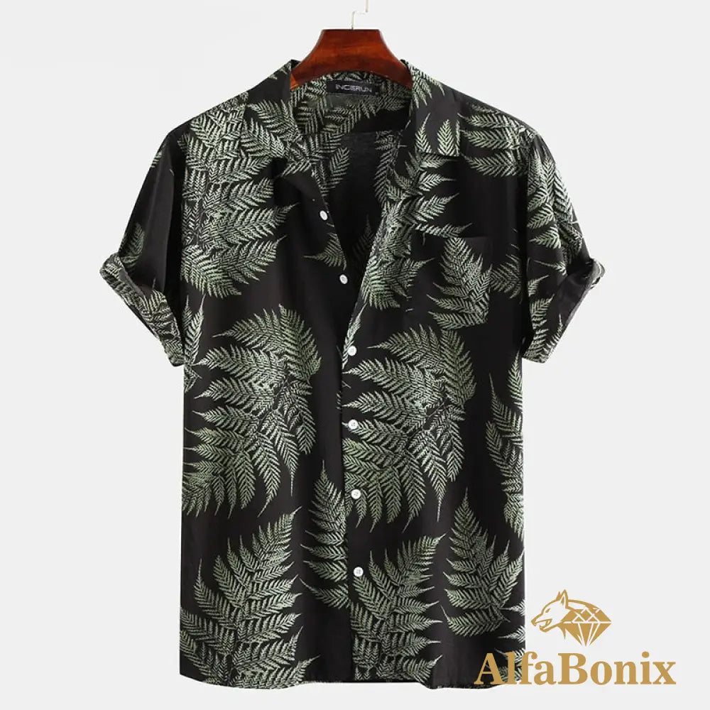 Camisa Estampa Tropical