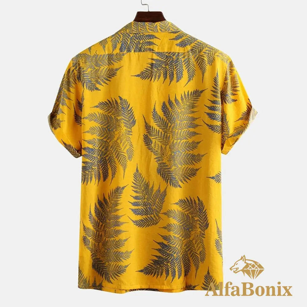 Camisa Estampa Tropical