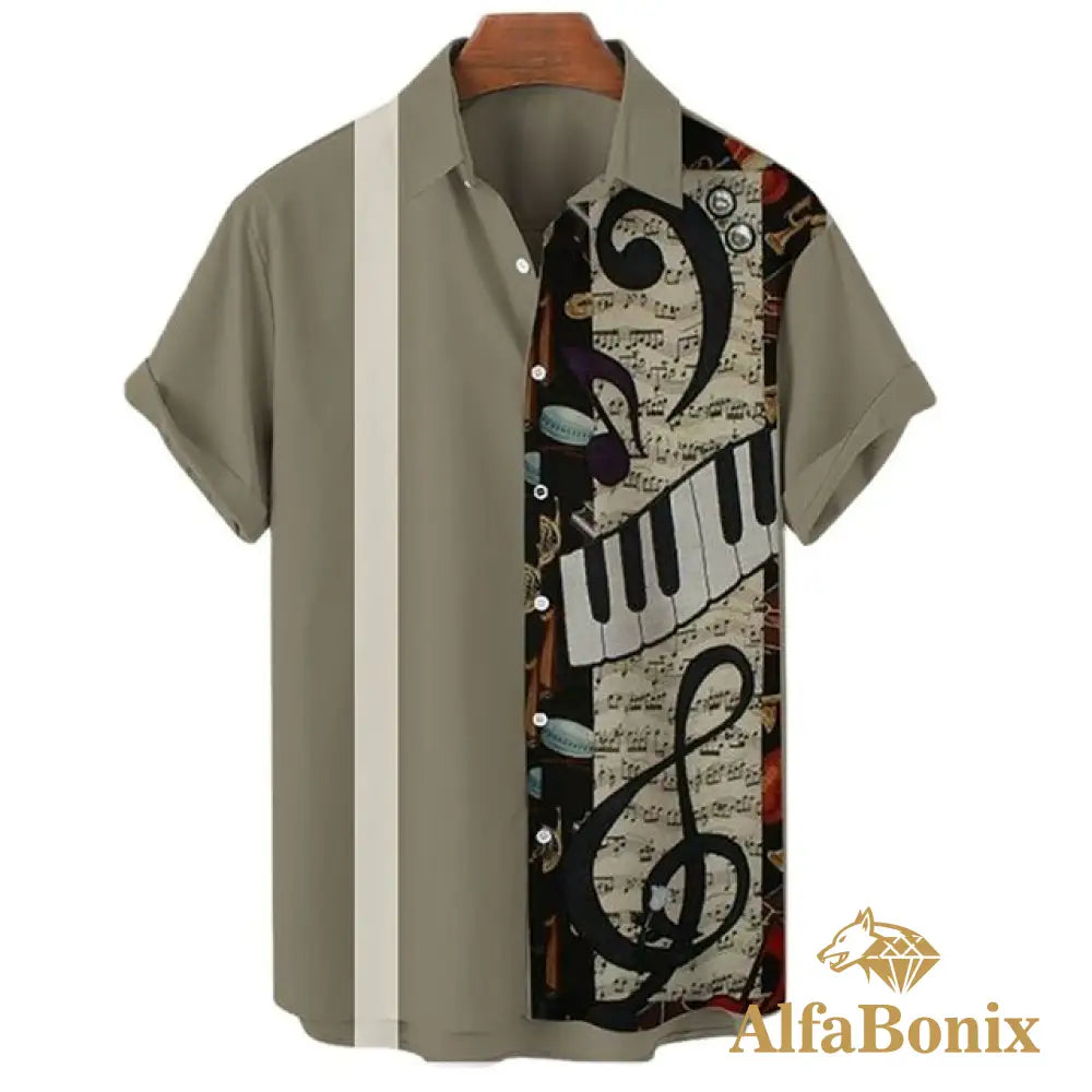 Camisa Instruments 3D Bonix Teclado / Pp